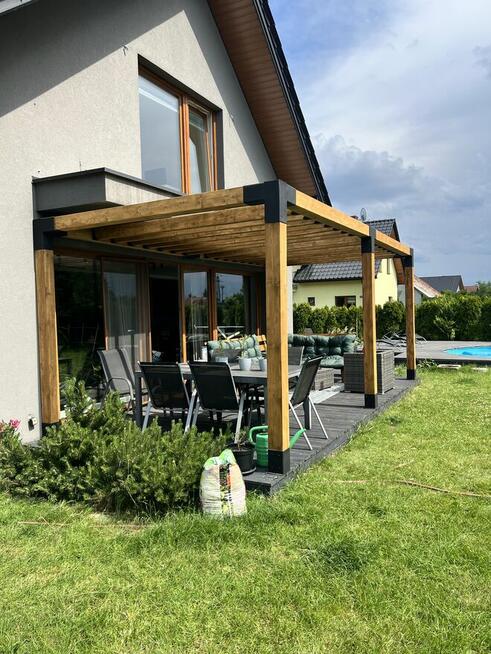 Pergola drewno