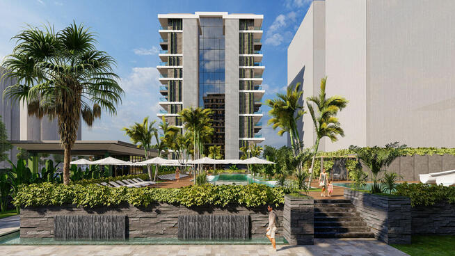 Mieszkania nad brzegiem morza w Mahmutlar w Alanyi TURCJA