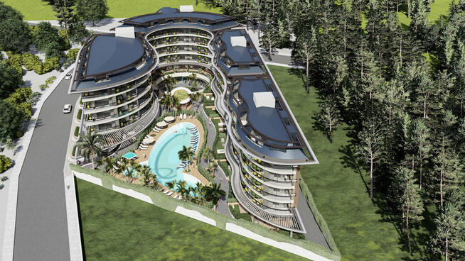 Projekt mieszkaniowy w Alanyi Oba, 350 metrów od morza