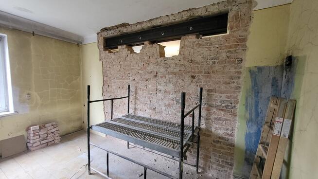 Przebudowa domu podciągi nadproża wyburzanie scian nośnych