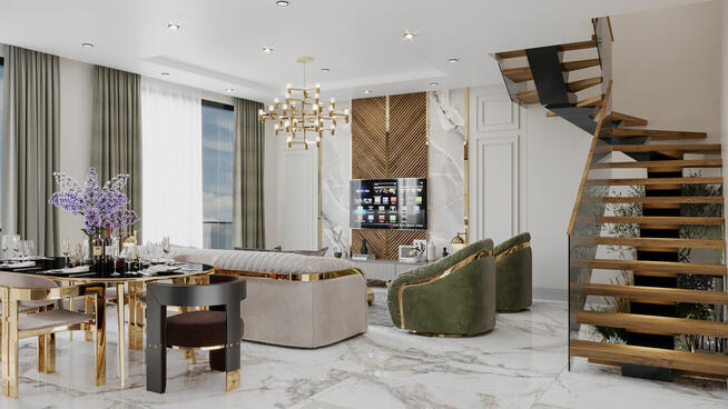 Projekt mieszkaniowy w Alanyi Oba, 350 metrów od morza