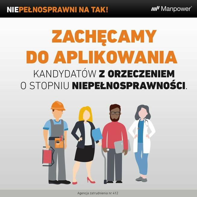 Pracownik magazynu (również z orzeczeniem)