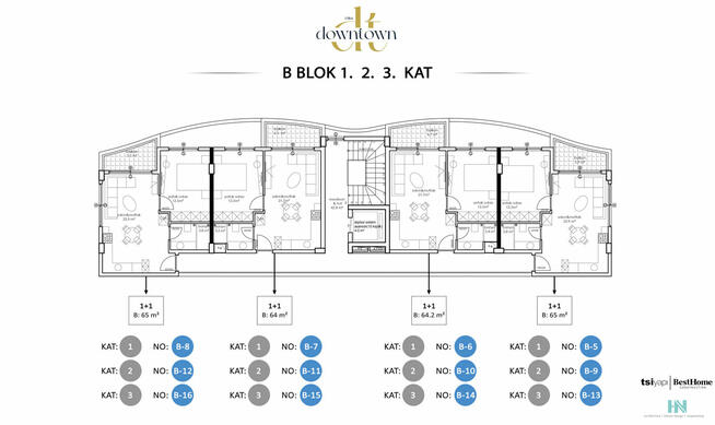 Projekt mieszkaniowy w Alanyi Oba, 350 metrów od morza