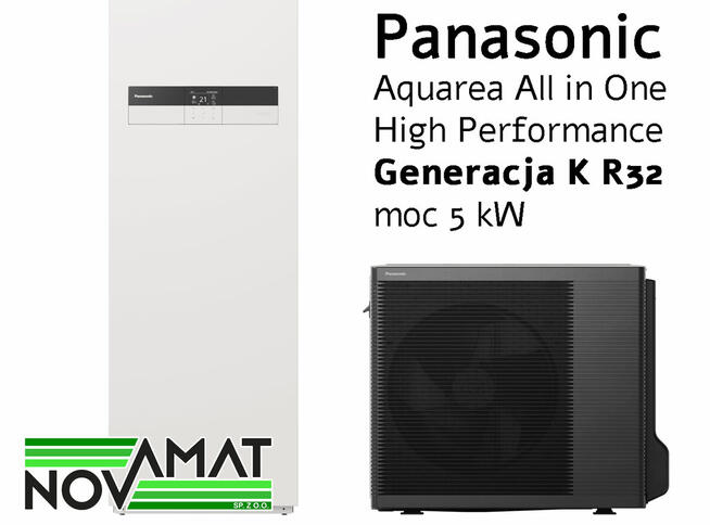 Pompa ciepła Panasonic All in one seria K 5 KW KIT-ADC05K3E5