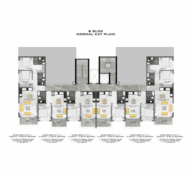 Mieszkania nad brzegiem morza w Mahmutlar w Alanyi TURCJA
