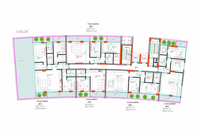 Projekt mieszkaniowy w Alanyi Kargicak TURCJA