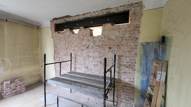 Przebudowa domu podciągi nadproża wyburzanie scian nośnych