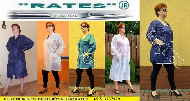 Fartuchy robocze Firmy Rates tel.513737979 najtaniej