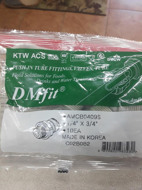 DM 1/4 Trójnik 3/8 1/2 Różne Końcówki Łączniki