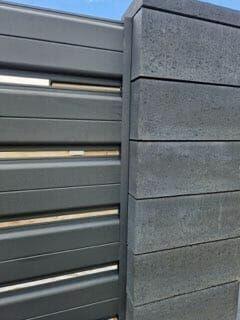 Sztachety metalowe szerokie 21 cm