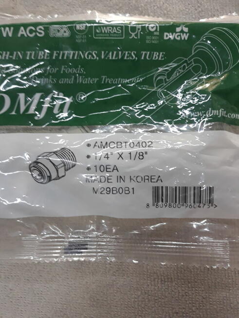 DM 1/4 Trójnik 3/8 1/2 Różne Końcówki Łączniki