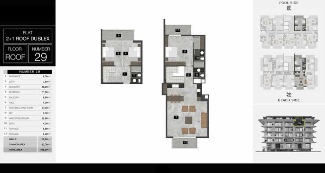 Mieszkanie nad brzegiem morza w Kestel w Alanyi TURCJA