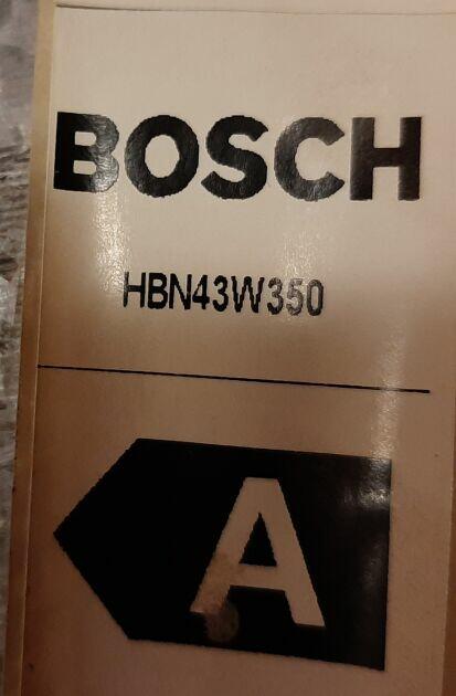 piekarnik BOSCH HBN43W350/02 - panel sterujący