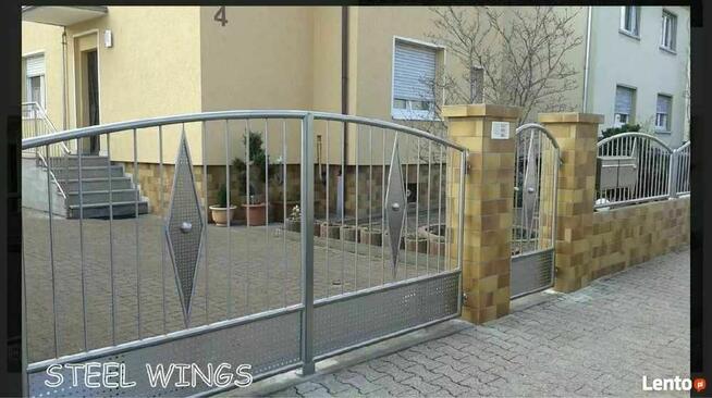Bramy, furtki, balkony, balustrady ze stali nierdzewnej