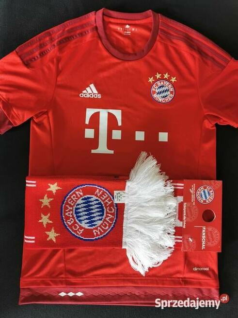 Bayern Lewandowski KOSZULKA SZALIK 2015-2016 Dla pasjonata