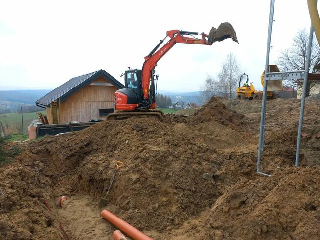 Usługi koparko ładowarka koparka prace ziemne