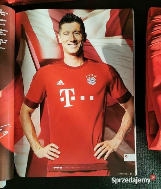 Bayern Lewandowski KOSZULKA SZALIK 2015-2016 Dla pasjonata
