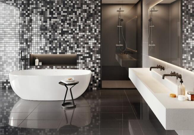 Płytki łaziekowe, do salonu, kuchni 60x60 gat.1 Cambia black