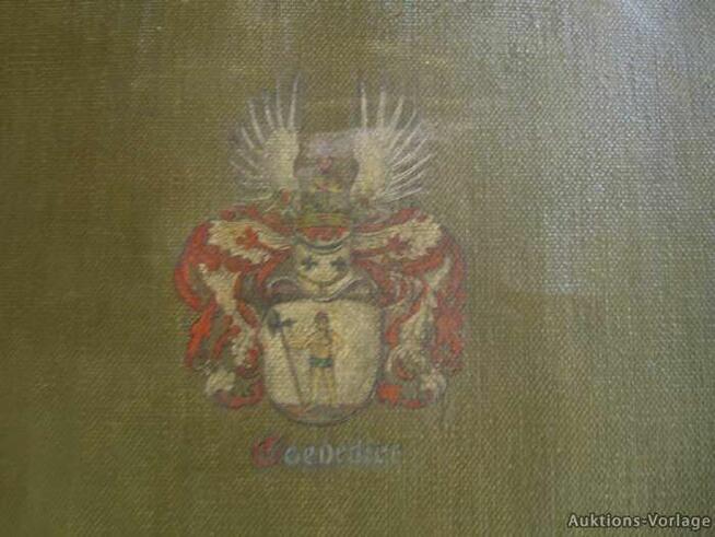 Portret olejny 1944 Hugo Ohme szkoła monachij.