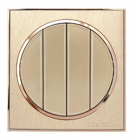 Włączniki Światła i Gniazdka Okrągłe Złote Cena zWysyłkąNOWE