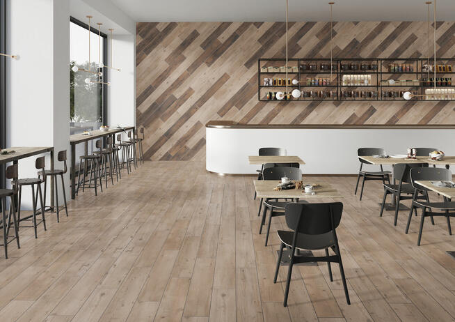 Płytki drewnopodobne podłogowe gat.1 160x20 Tonella beige