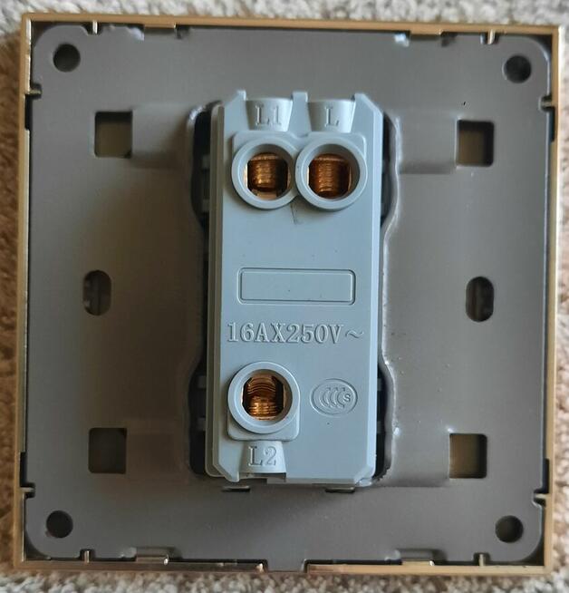 Włączniki Światła i Gniazdka Okrągłe Złote Cena zWysyłkąNOWE