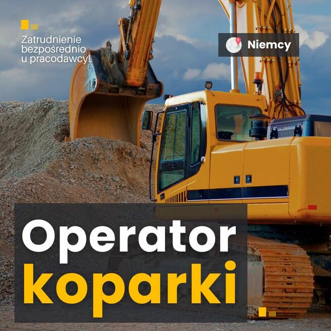 Operator koparki / sprzętu budowlanego - niemiecka umowa