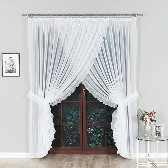 Firany, modne firany, firany gotowe, uszyte firany, narzuta