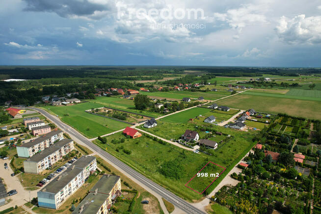 Działka o pow. 998 m2 blisko Ełku.