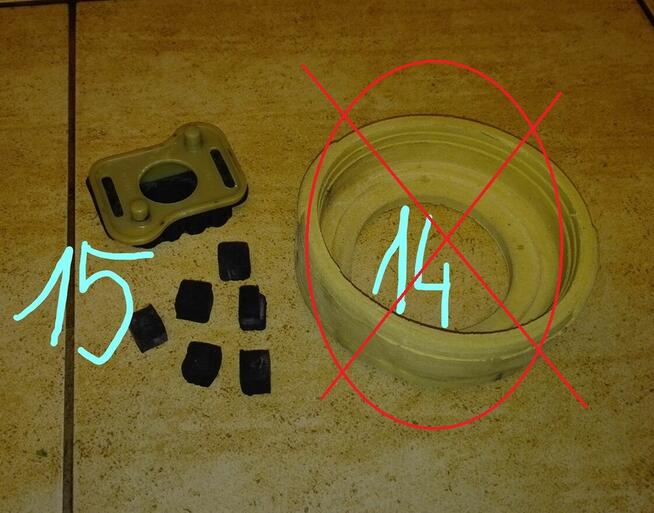 Zelmer XS beżowy typ 01Z011 /-ZVC111EK-ODKURZACZ / CZĘŚCI !