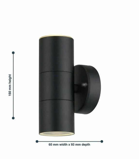 Klinkiet lampy zewnętrzne ścienne 2szt