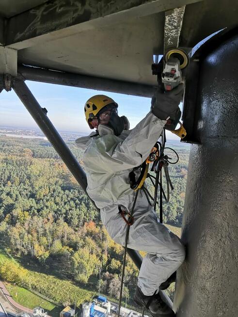 Profesjonalne prace wysyokościowe, usługi alpinistyczne.