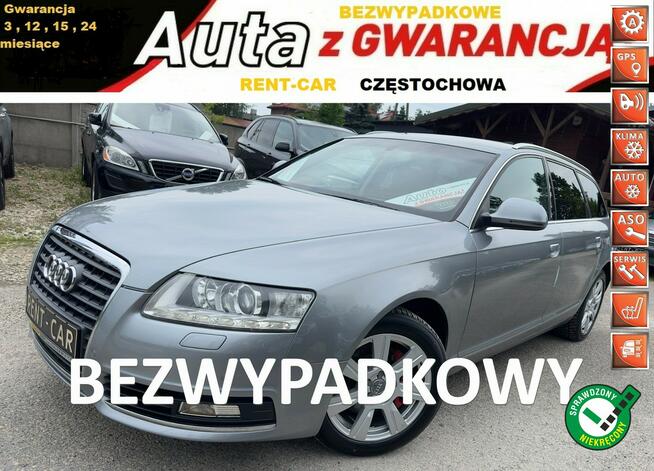 Audi A6 2.0TDi 170PS ZAREJESTROWANY*Bezwypadkowy Automat Navi GWARANCJA24M