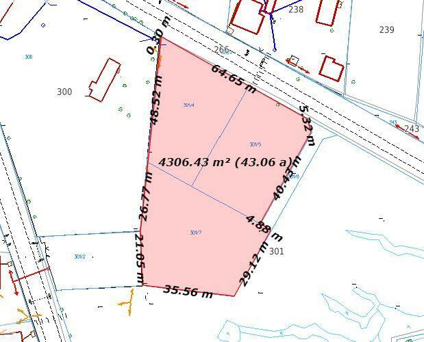 Działka budowlana Chlewiska gm. Narol