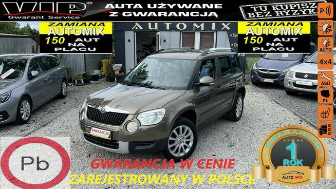 Škoda Yeti Salon Polska 117 Tyś Udok. Przebieg I 4x4 1.8 Benzyna * Gwarancja !