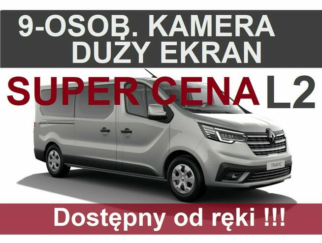 Renault Trafic L2 150KM 2,0  Klima tył  Full Led DużyEkran Kamera Ciemne szyby 2218zł