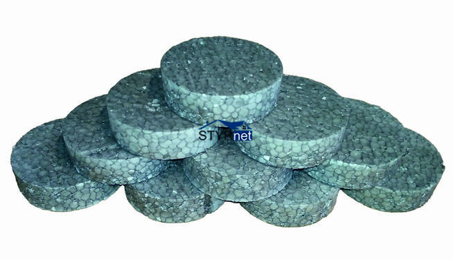 Zaślepki styropianowe Grafitowe 1050szt.