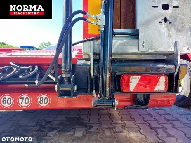 Naczepa niskop. SCORPION Hydraulika, 4 osie.