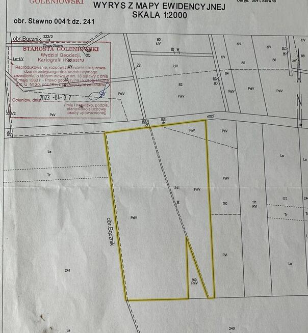Działka 1500 m.kw. w sercu Puszczy Goleniowskiej