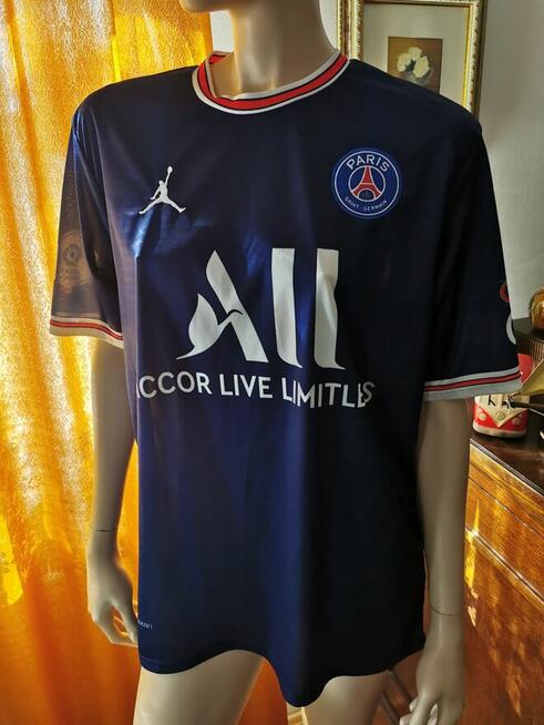 Koszulka T-shirt Mbappe PSG i Orygin. Szalik XL Jak Nowa