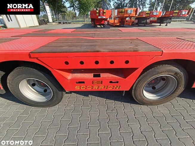 naczepa SCORPION,4 osie, zagłębiana,