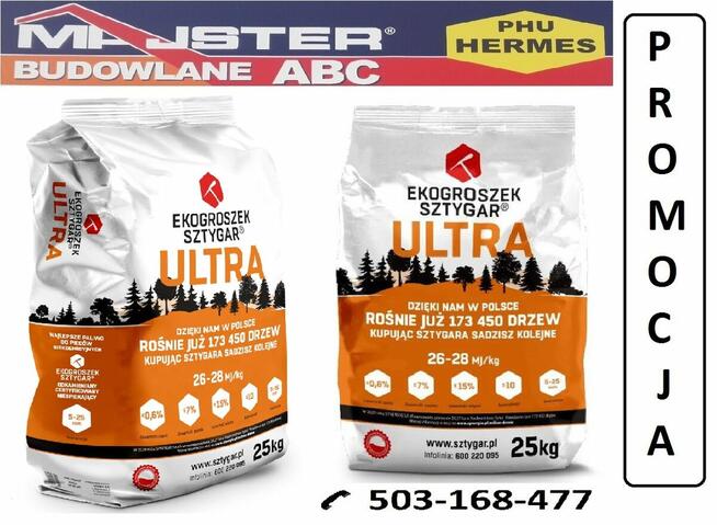 EKOGROSZEK Sztygar ULTRA 28 MJ Kielce Końskie, Smyków Hermes