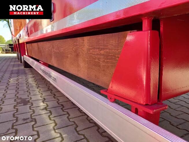 Naczepa niskop. SCORPION Hydraulika, 4 osie.