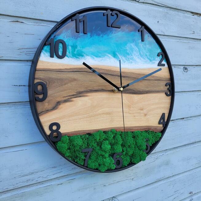 Zegar ścienny rękodzieło