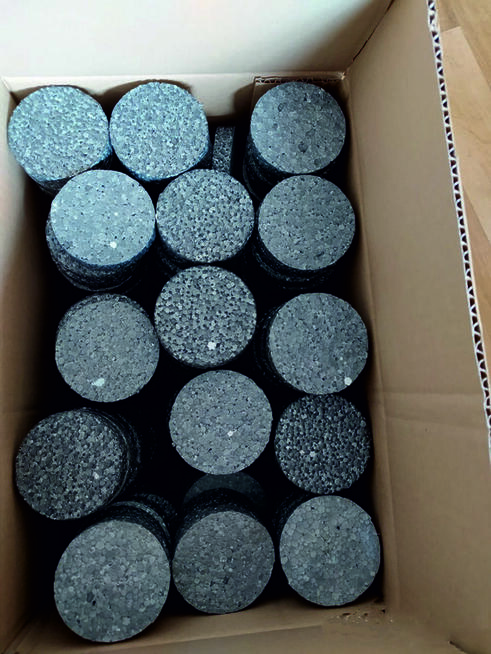 Zaślepki styropianowe Grafitowe 1050szt.