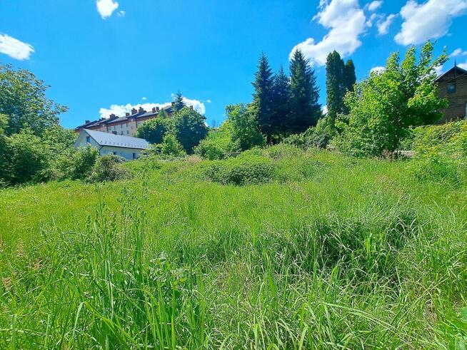 Działka budowlana 10 ar z pozwoleniem na budowę w Lesku