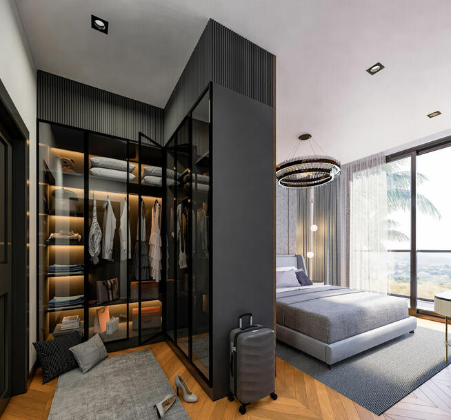 Nowoczesne i stylowe wille z widokiem na morze w Alanyi