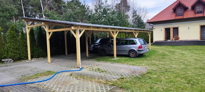 Altana Fotowoltaiczna Carport 9,9KWp Drewniana Wiata