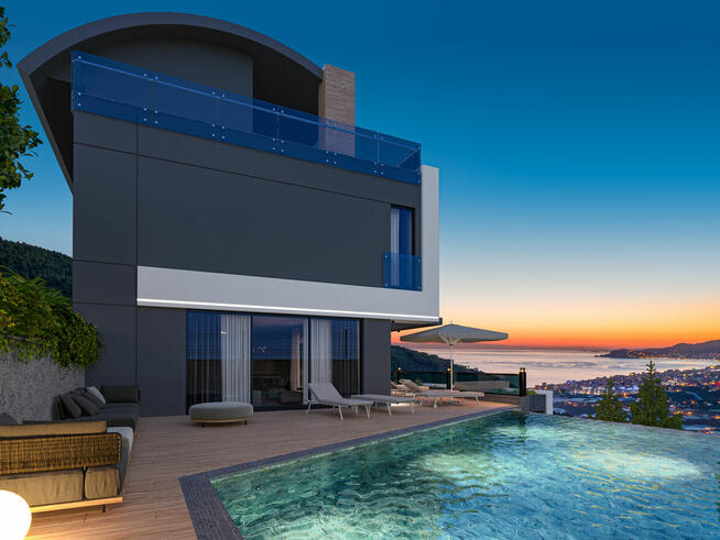 Nowoczesne wille w Alanyi Kargicak TURCJA