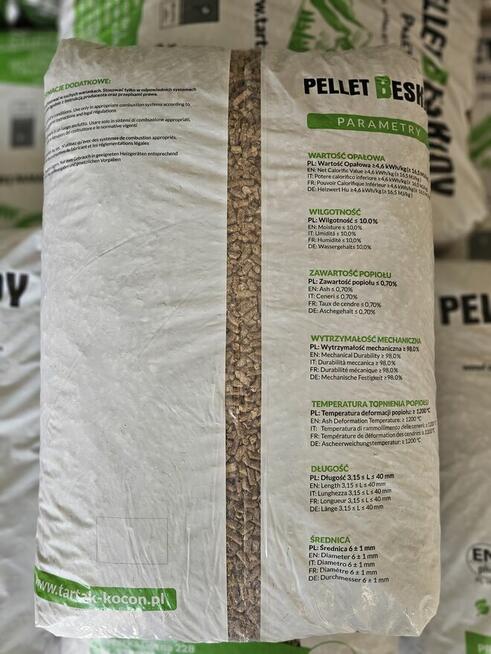 Pellet Beskidy certyfikowany En plus, A1 Transport Gratis!